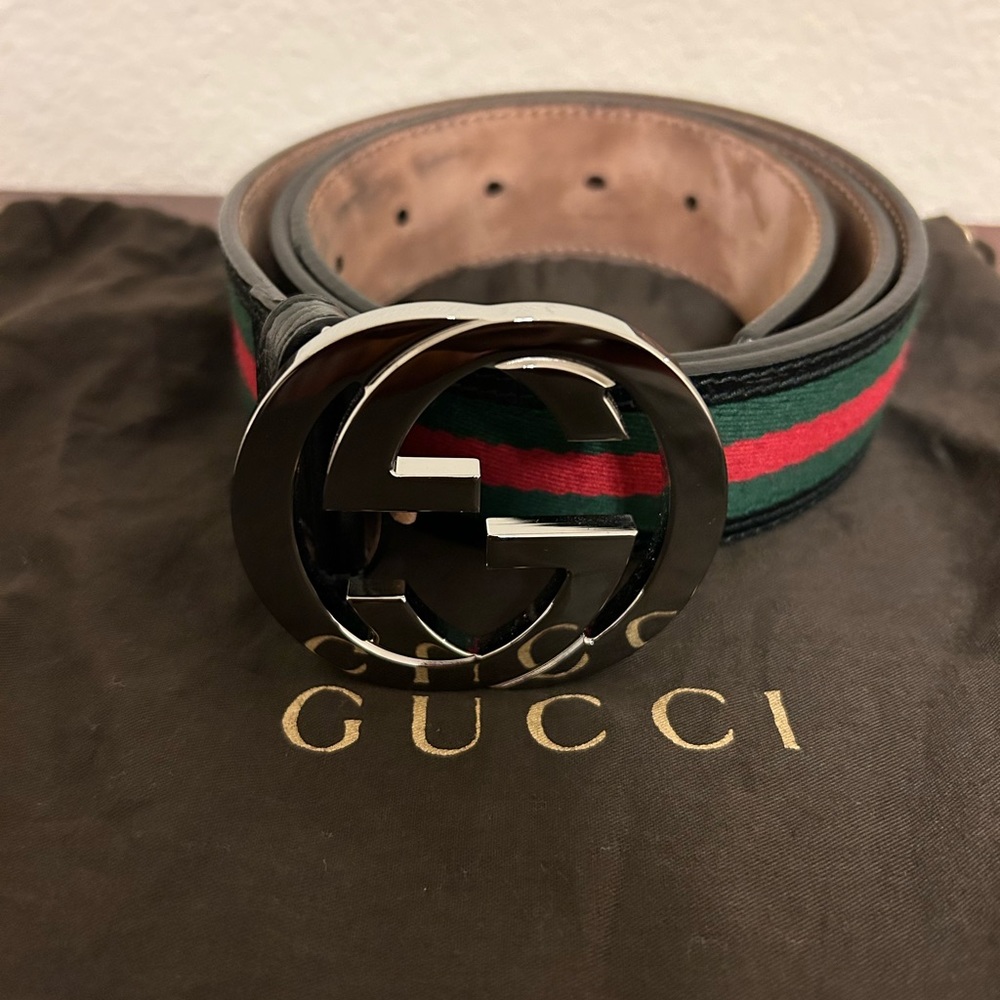 Mens Gucci interlocking GG Belt